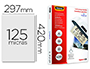 BOLSA DE PLASTIFICAR FELLOWES BRILHO DIN A3 125 MICRONS PACK DE 100 UNIDADES