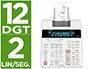 CALCULADORA CASIO IMPRESSORA VISOR LC PAPEL 58 MM IMPRESSAO BICOLOR FR-2650RC 12 DIGITOS DC COR BRANCA