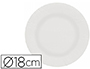 PRATO PAPEL RECICLAVEL BRANCO 18 CM PACK 50 UNIDADES