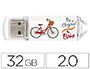 PEN DRIVE TECHONETECH FLASH DRIVE 32 GB 2.0 BE BIKE