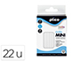 BARRA COLA TERMOFUSIVEL PLICO MINI TRANSLUCIDA 8 MM DIAMETRO X 100 MM COMPRIMENTO BLISTER 22 UNIDADES