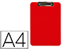 PORTA NOTAS Q-CONNECT PLASTICO DIN A4 VERMELHO 2,5MM