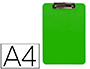 PORTA NOTAS Q-CONNECT PLASTICO DIN A4 VERDE 2,5MM