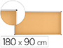 QUADRO DE CORTICA Q-CONNECT MOLDURA EM ALUMINIO 180X90 CM