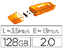 PEN DRIVE EMTEC FLASH C410 128 GB 2.0 LARANJA
