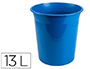 CESTO PLASTICO Q-CONNECT AZUL OPACO 13 LITROS