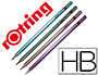 LAPIS DE GRAFITE ROTRING METALLIC HB CORPO CORES SORTIDAS