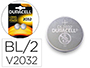 PILHA DURACELL ALCALINA BOTAO CR2032 BLISTER 2 UNIDADES