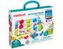 JOGO MINILAND 36 VEICULOS E 5 FICHAS DE ATIVIDADE DE DUPLA FACE PARA LOGICA MATEMATICA 310X70X531 MM