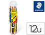 LAPICES DE GRAFITO STAEDTLER NORIS N.2 HB BLISTER PROMOCIONAL 120 ANIVERS DE 12 UDS + AFILALAPIZ Y GOMA
