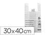 BOLSA RECICLADA 70% BRANCA 50 MC 30X40 CM APTA LEGISLACAO DE BOLSAS 2021
