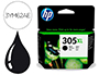 TINTEIRO HP 305 XL DESKJET 1210 / 1212 / 1255 / 2732 / 2752 / 4155 / 4158 ENVY 6020 / 6052 /6055 / 6420 PRETO 240