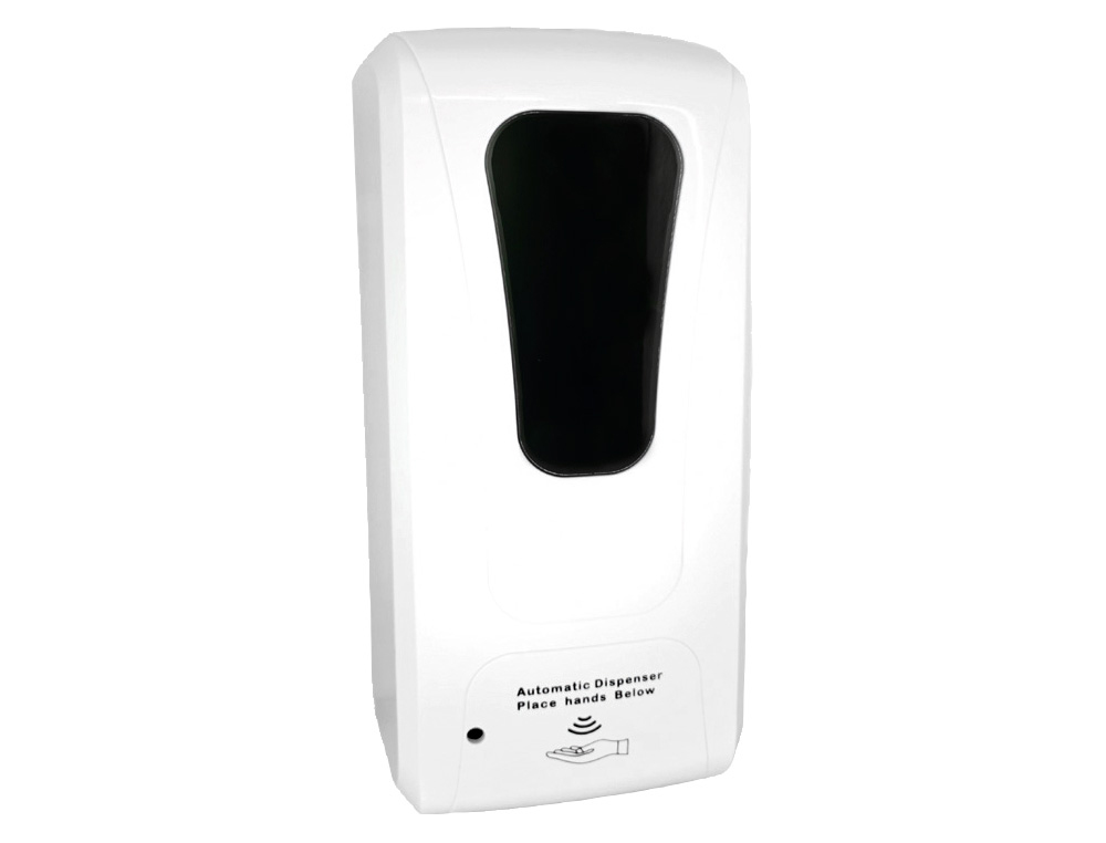 DISPENSADOR HIGIENICO DE SABAO AUTOMATICO COM SENSOR Q-CONNECT 1000 ML COR BRANCO 13X11,5X27 CM