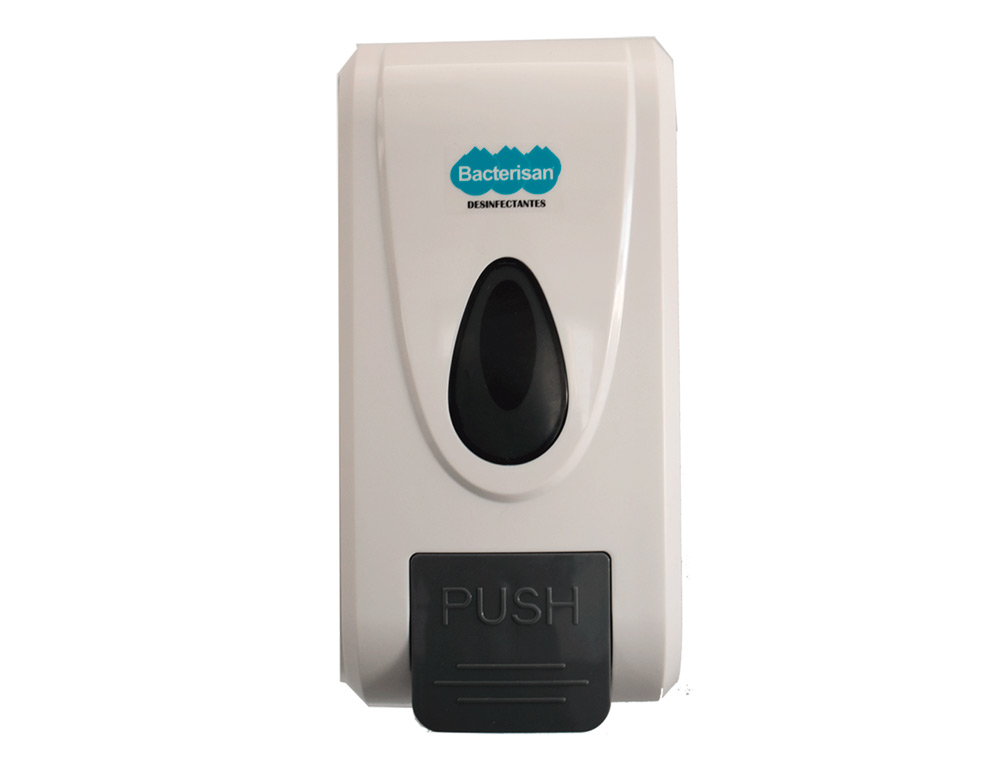 DISPENSADOR PARA GEL E SABAO BACTERISAN DE PAREDE CAPACIDADE 800 ML COR BRANCO 120X110X240 MM