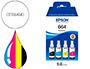 INK-EPSON /664 4 CLR MULTIPACK (BK / C / M / Y) ECOTANK L300 / L355 / L555 / ET-2500 / ET-2550 / ET-2600 /