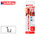 MARCADOR EDDING MARCADOR PERMANENTE 3000 VERMELHO N.2 PONTA REDONDA 1,5-3 MM BLISTER DE 1 UNIDADE