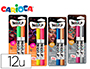 BARRA DE MAQUILHAGEM CARIOCA MASK UP NEON / METALLIC CAIXA DE 12 CORES SORTIDAS