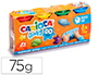 PASTA DE MODELAR CARIOCA BABY DOUGH FRASCO 75 G SET DE 8 CORES SORTIDAS