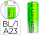 PILHA Q-CONNECT ALCALINA AG23 6LR23 12V BLISTER DE 1 UNIDADE