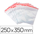 BOLSA PLASTICO AUTO SELADA Q-CONNECT 250X350 MM PACK DE 100 UNIDADES