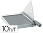 GUILHOTINA DE ALAVANCA LEITZ PRECISION HOME OFFICE A4 BASE PLASTICO COMPRIMENTO CORTE 381 MM CAPAC. DE CORTE 10 F