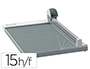 CISALHA ROTATIVA LEITZ PRECISION OFFICE A4+ BASE MADEIRA PLASTIFICADA COMPRIMENTO CORTE 381 MM CAPAC. DE CORTE 15 F