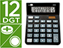 CALCULADORA LIDERPAPEL DE SECRETARIA XF26 12 DIGITOS SOLAR E PILHAS 127X105X24 MM COR PRETO