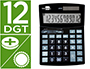 CALCULADORA LIDERPAPEL DE SECRETARIA XF29 12 DIGITOS SOLAR E PILHAS COR PRETO 190X140X30 MM