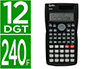 CALCULADORA LIDERPAPEL CIENTIFICA XF33 12 DIGITOS 240 FUNCOES COM TAMPA SOLAR E PILHAS COR PRETO 156X85X20 MM