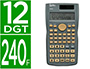 CALCULADORA LIDERPAPEL CIENTIFICA XF34 12 DIGITOS 240 FUNCOES COM TAMPA SOLAR E PILHAS COR CINZA 156X85X20 MM