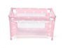 BERCO DE VIAGEM CARLOTA COR ROSA 530X320X320 MM