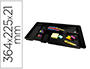 BANDEJA ORGANIZADORA Q-CONNECT DE GAVETAS COR PRETO 364X225X21 MM