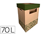 CESTO DE PAPEIS RECICLAGEM LIDERPAPEL CARTAO DUPLO 100% RECICLADO E RECICLAVEL 450X350X650 MM