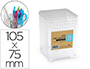 PORTA LAPIS PLASTIFORTE ORGANIZER QUADRADO N 5 75X75X105 MM