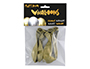 BALAO 100% LATEX BIODEGRADAVEL OURO BLISTER DE 6 UNIDADES