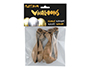 BALAO 100% LATEX BIODEGRADAVEL OURO ROSA BLISTER DE 6 UNIDADES