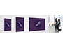 EXPOSITOR DE PAREDE ARCHIVO 2000 COM FUROS ULTRA TRANSPARENTE DIN A4 VERTICAL 210X325 MM