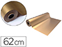 PAPEL FANTASIA BASIKA METALIZADO OURO BOBINE LARGURA 62 CM COMPRIMENTO 80 M