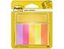BANDAS SEPARADORAS POST-IT INDEX MINI NOTAS ENERGETIC COLOUR 15 X 50 MM 50 FOLHAS CORES SORTIDAS