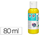 PINTURA ACRILICA LIDERPAPEL FRASCO DE 80 ML AMARELO