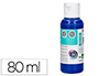 PINTURA ACRILICA LIDERPAPEL FRASCO DE 80 ML AZUL ULTRAMAR