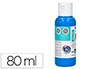 PINTURA ACRILICA LIDERPAPEL FRASCO DE 80 ML CIAN