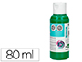 PINTURA ACRILICA LIDERPAPEL FRASCO DE 80 ML VERDE ESCURO