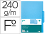 CLASSIFICADOR LIDERPAPEL EM CARTOLINA FOLIO PESTANA CENTRAL 240G/M2 AZUL