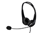 AURICULAR Q-CONNECT BIAURAL D IADEMA USB COM MICROFONE E CONTROLO DE VOLUME CONEXAO USB COR PRETO