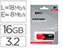 PEN DRIVE EMTEC USB 3.2 CLICK EASY 16 GB VERMELHO