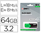 PEN DRIVE EMTEC USB 3.2 CLICK EASY 64 GB VERDE