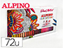 MARCADOR ALPINO DUAL ARTIST DUPLA PONTA COLOR EXPERIENCE ESTOJO DE 72 UNIDADES CORES SORTIDAS