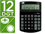CALCULADORA LIDERPAPEL DE SECRETARIA XF40 12 DIGITOS DUAS LINHAS SOLAR E PILHAS COR PRETO 175X120X30 MM 40% PLASTICO REC