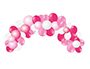 BALAO 100% LATEX BIODEGRADAVEL GRINALDA ARCO BABY PINK 55 UNIDADES CORES PASTEL